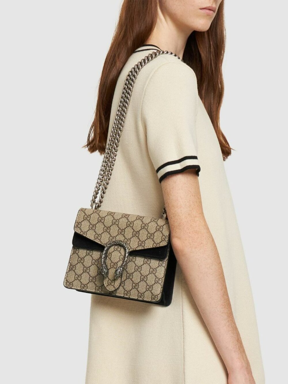Gucci Dionysus GG Supreme Small Shoulder Bag